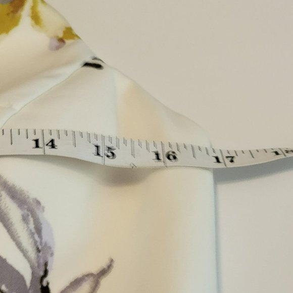 Jodi Kristopher Women JR Size 15 Ivory Fit & Flare Dress w/Open Lace Back EUC - Picture 9 of 11